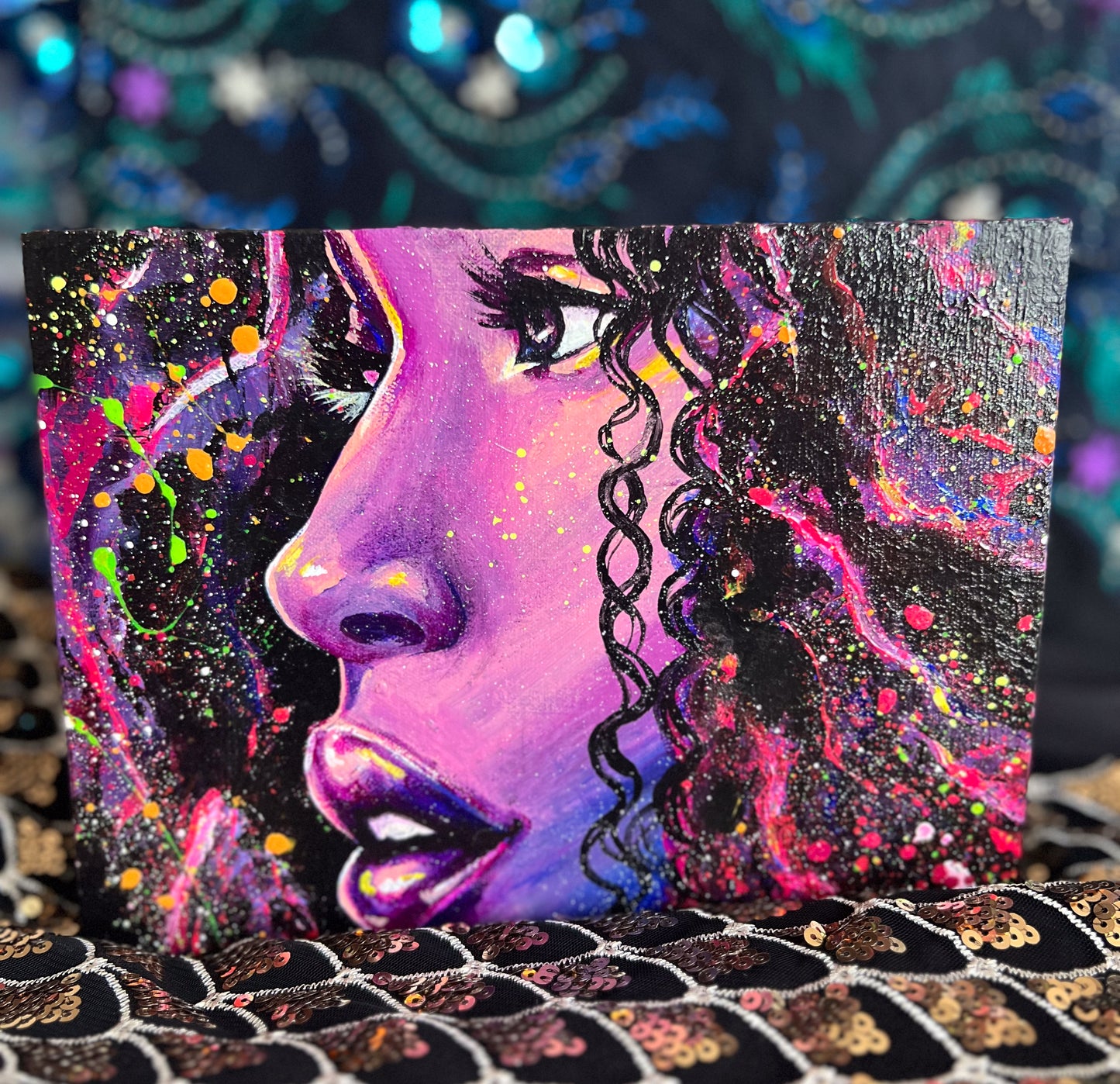 Original Canvas: Viola