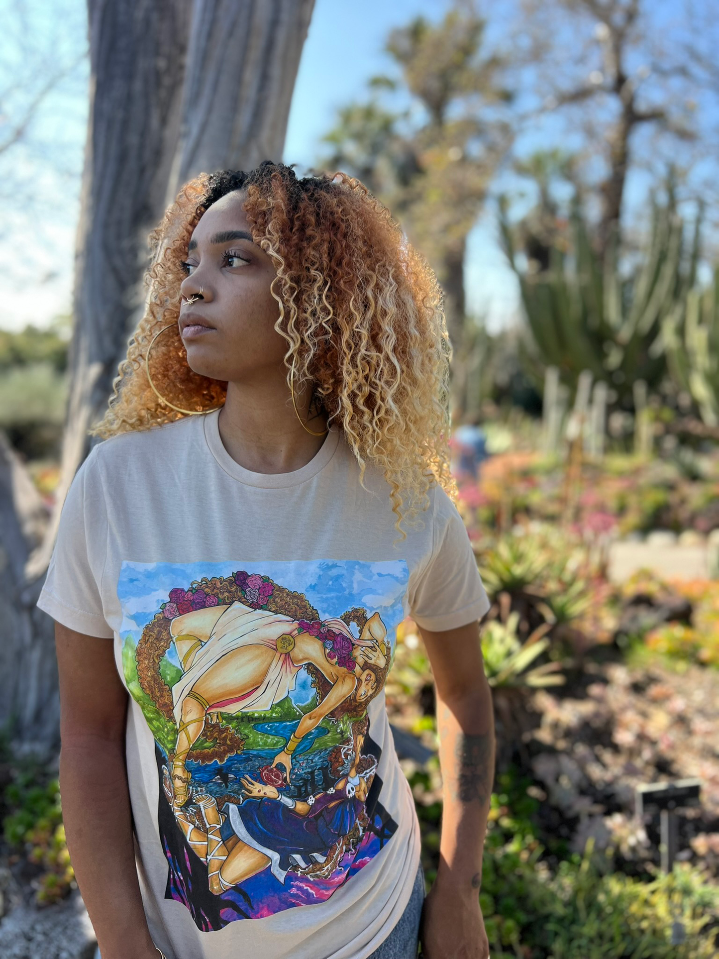 Persephone with background T-Shirts