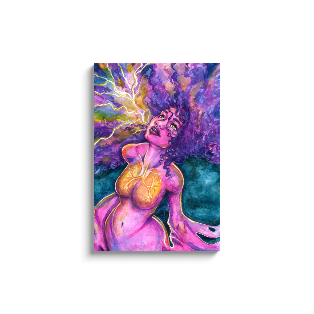 Andrea (Just Breathe) Canvas Wraps