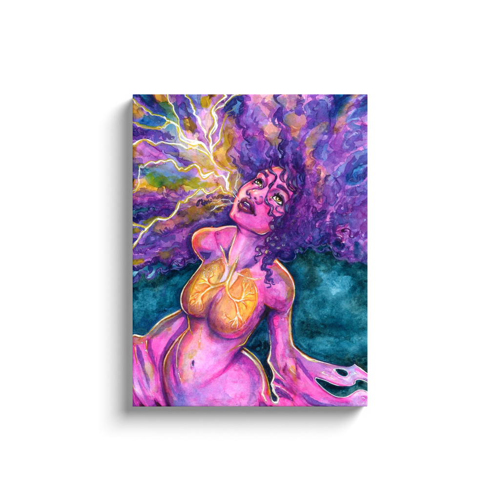 Andrea (Just Breathe) Canvas Wraps