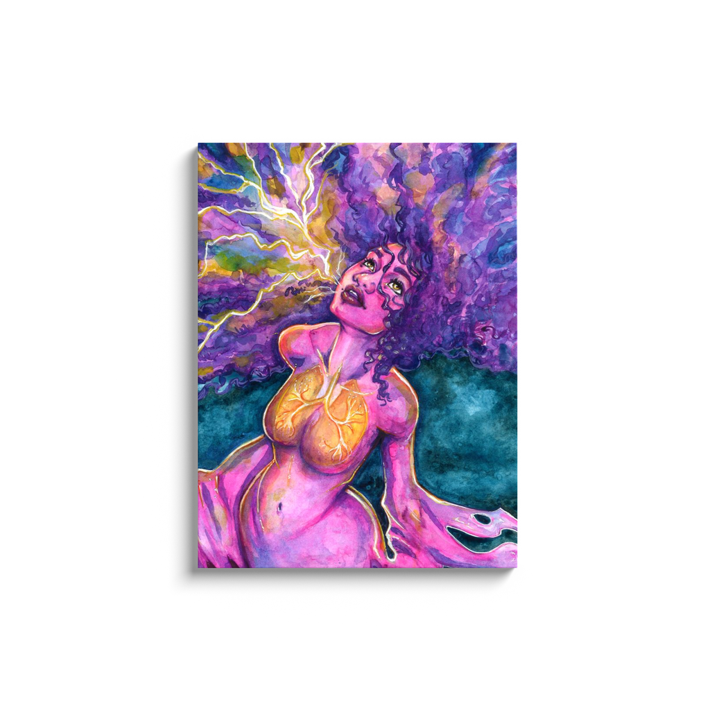 Andrea (Just Breathe) Canvas Wraps