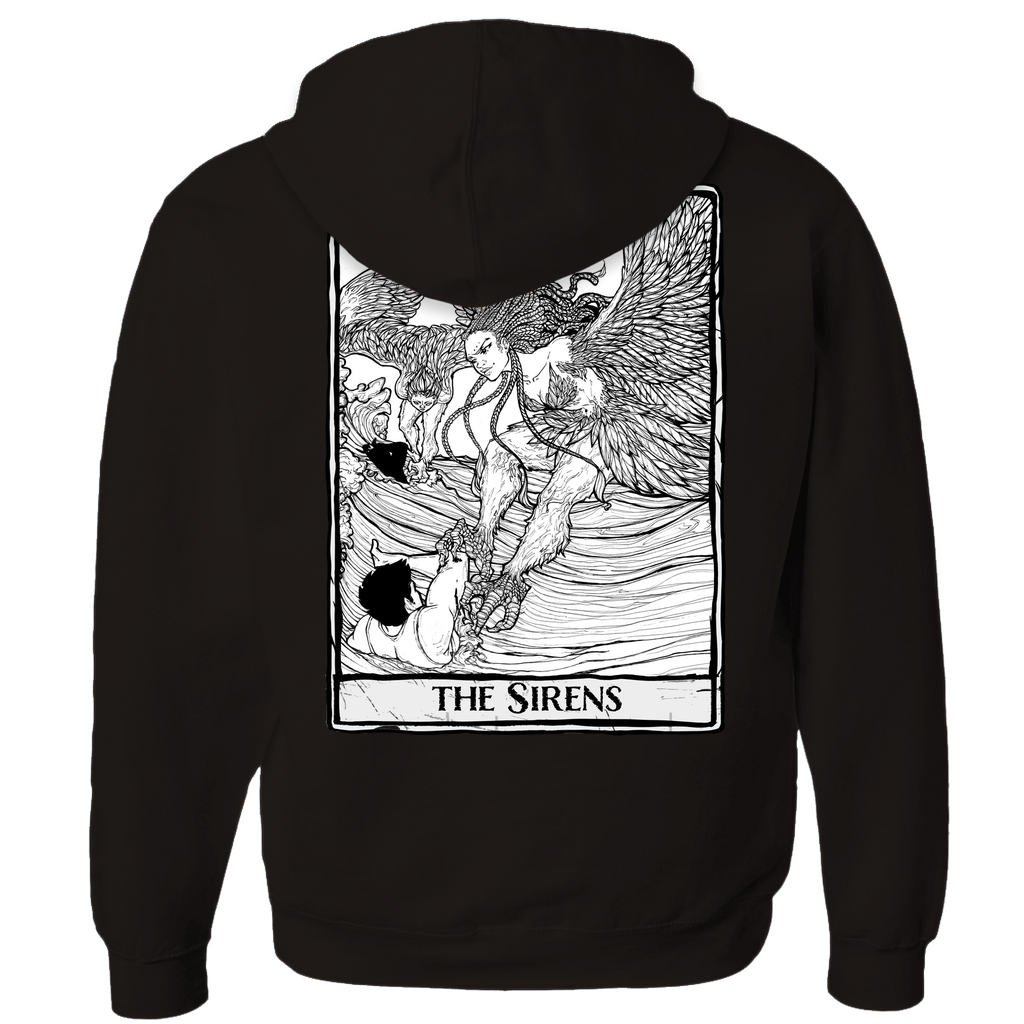 The Sirens Hoodies (Zip-up) in Dark Grey