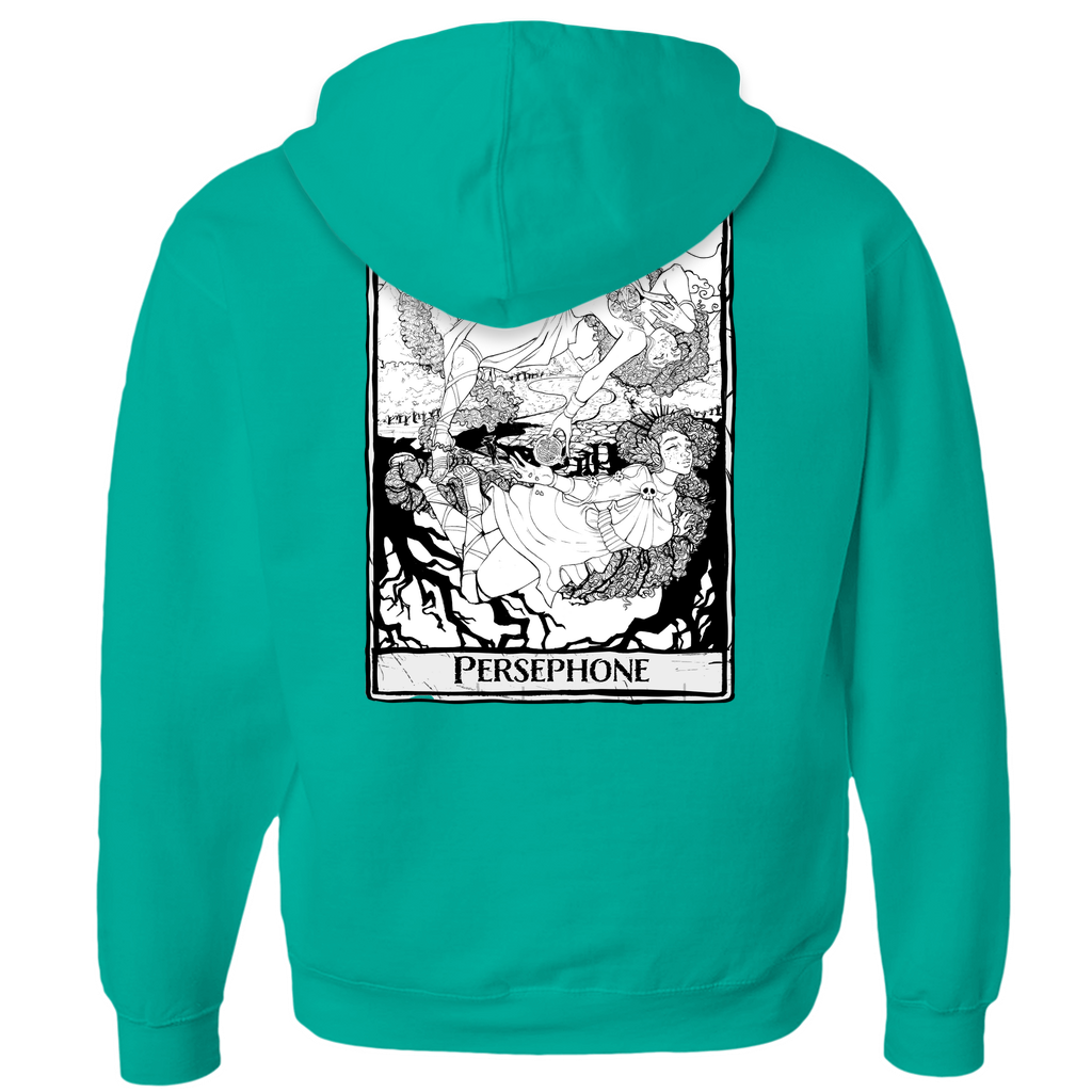 Persephone Zip-up Hoodie in Athletic Heather