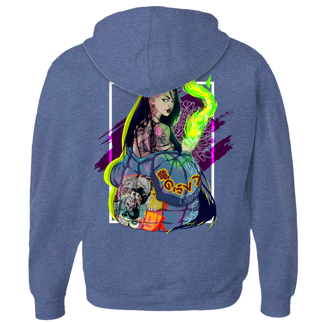 Mikuro Tatsu Zip-up Hoodie