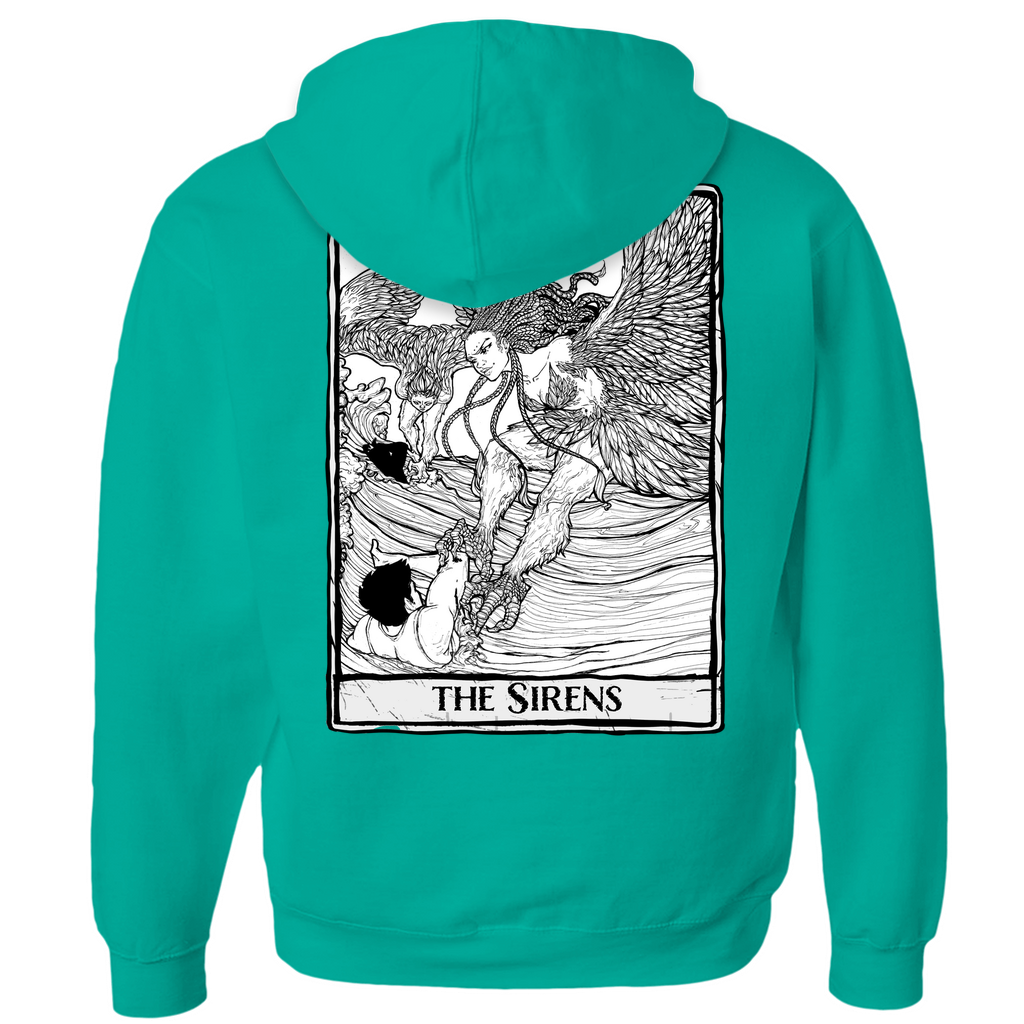 The Sirens Hoodies (Zip-up) in Dark Grey