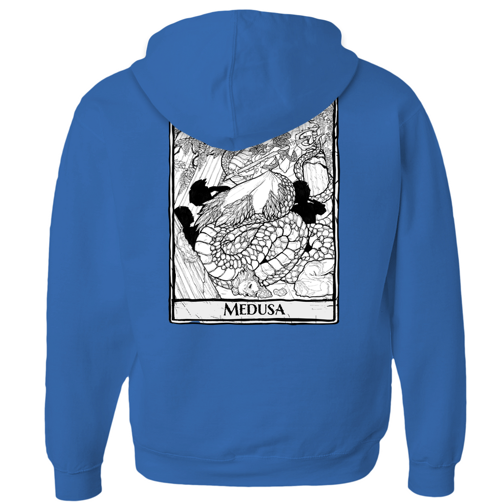 Medusa Hoodie (Zip-up) in Athletic Heather