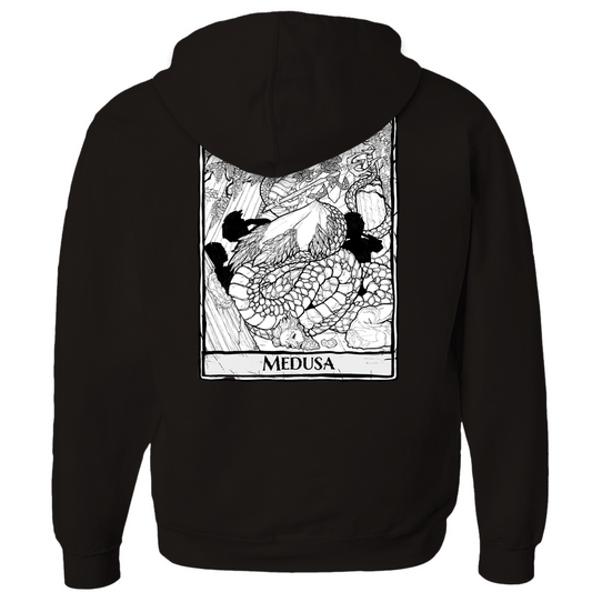 Medusa Hoodie (Zip-up) in Athletic Heather