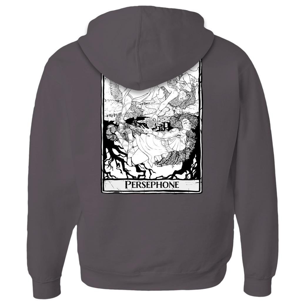 Persephone Zip-up Hoodie in Athletic Heather