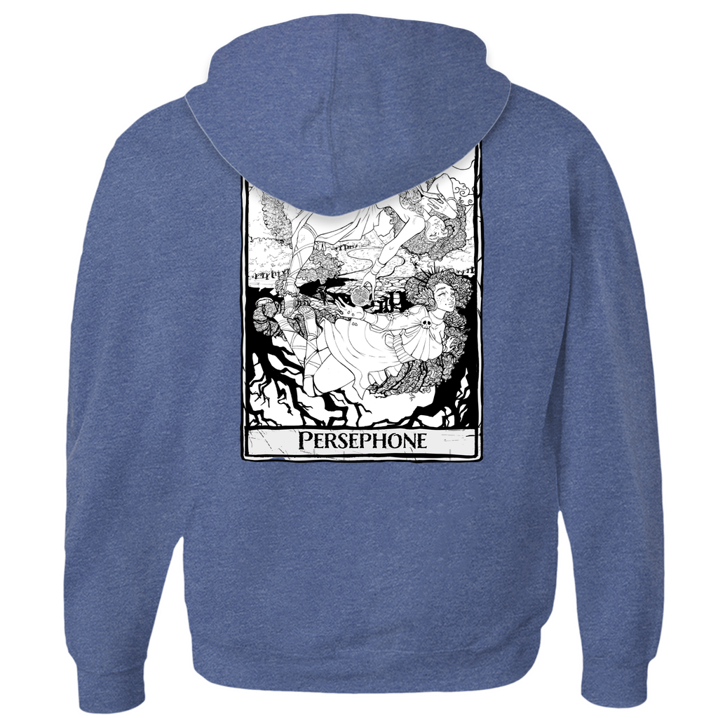 Persephone Zip-up Hoodie in Athletic Heather