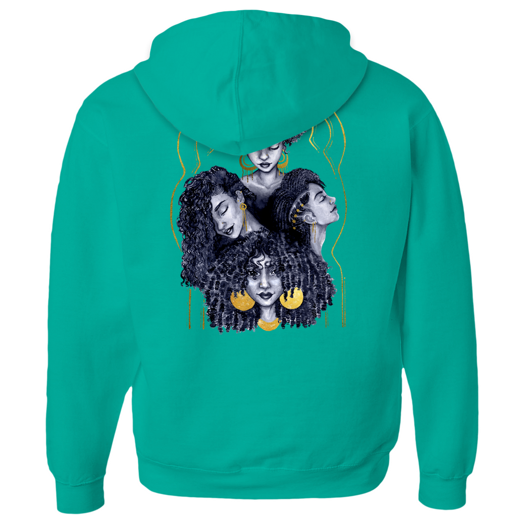You Should See me In a Crown Hoodies (Zip-up) in Athletic Heather