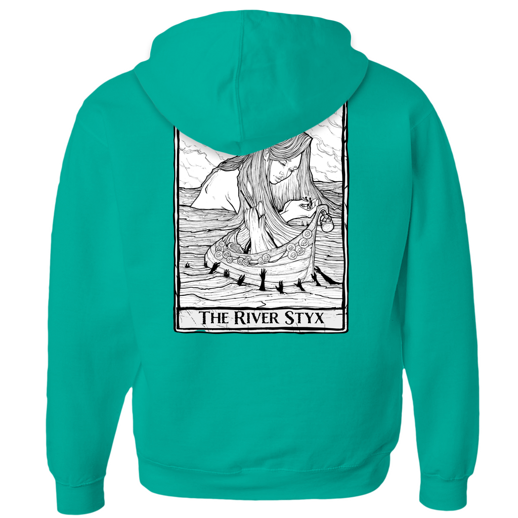 The River Styx Hoodies (Zip-up) in Kelly Green