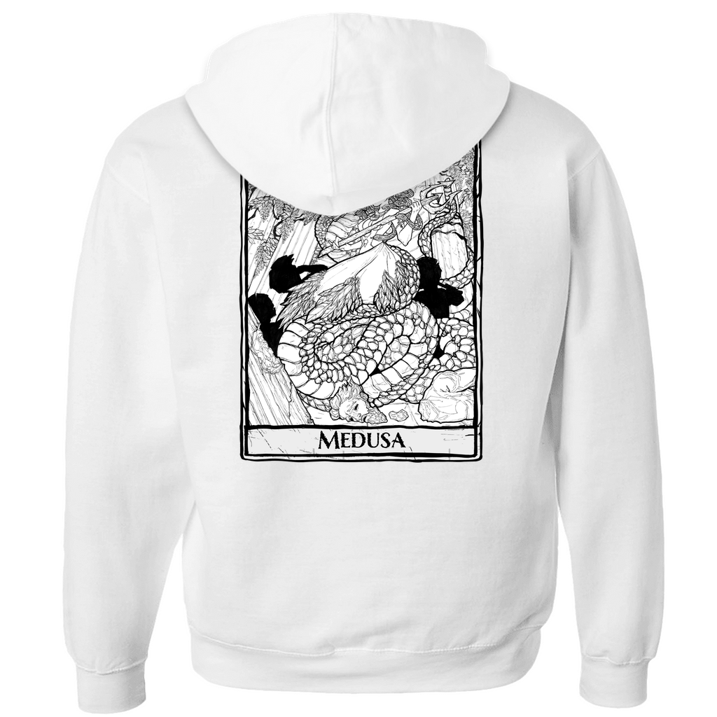 Medusa Hoodie (Zip-up) in Athletic Heather