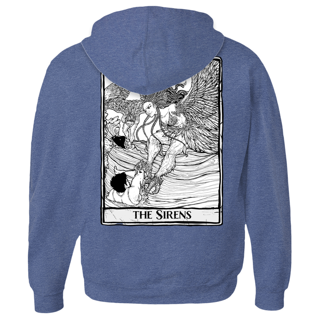 The Sirens Hoodies (Zip-up) in Dark Grey