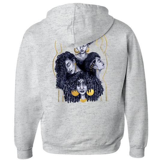 You Should See me In a Crown Hoodies (Zip-up) in Athletic Heather
