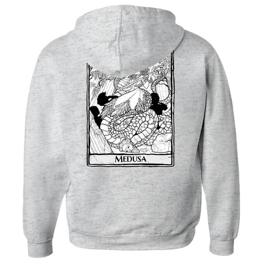 Medusa Hoodie (Zip-up) in Athletic Heather