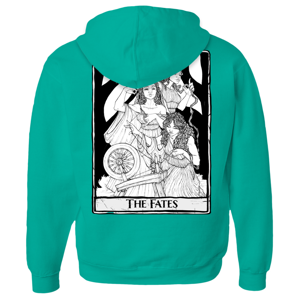 The Fates Hoodies (Zip-up) in black