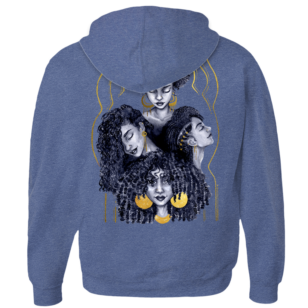 You Should See me In a Crown Hoodies (Zip-up) in Athletic Heather