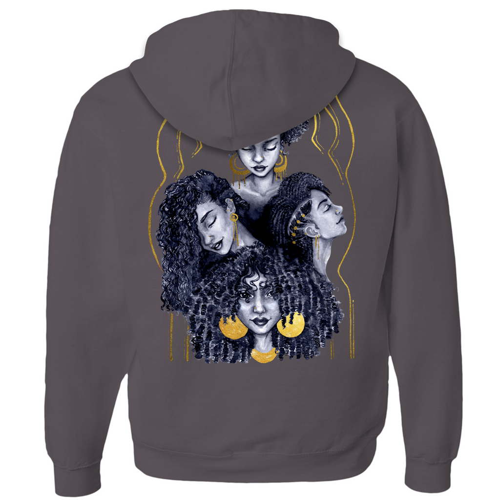 You Should See me In a Crown Hoodies (Zip-up) in Athletic Heather