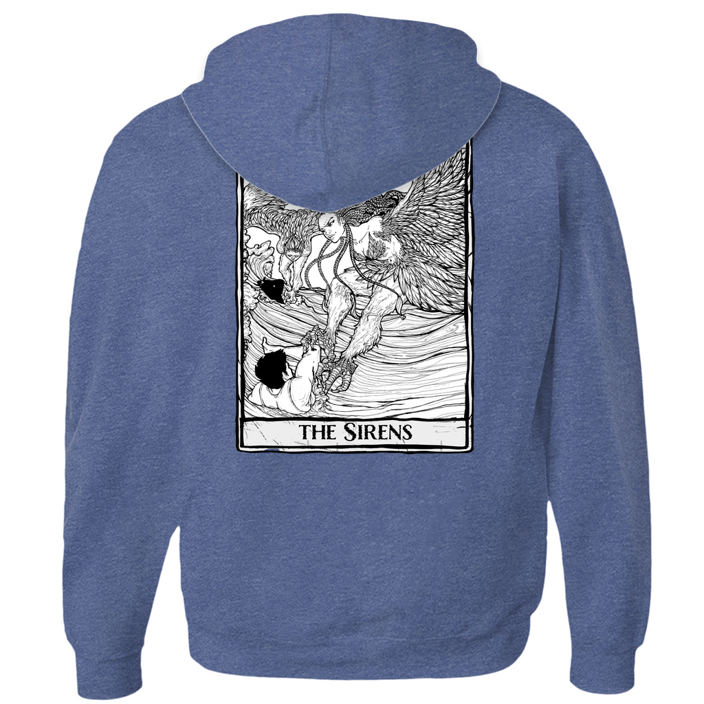 The Sirens Hoodies (Zip-up) in Dark Grey