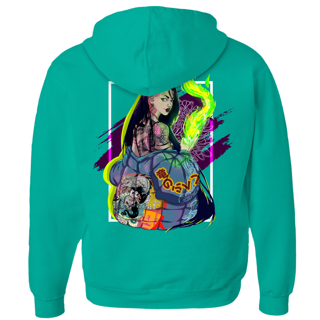 Mikuro Tatsu Zip-up Hoodie