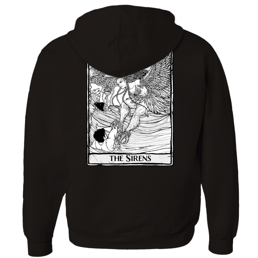 The Sirens Hoodies (Zip-up) in Dark Grey