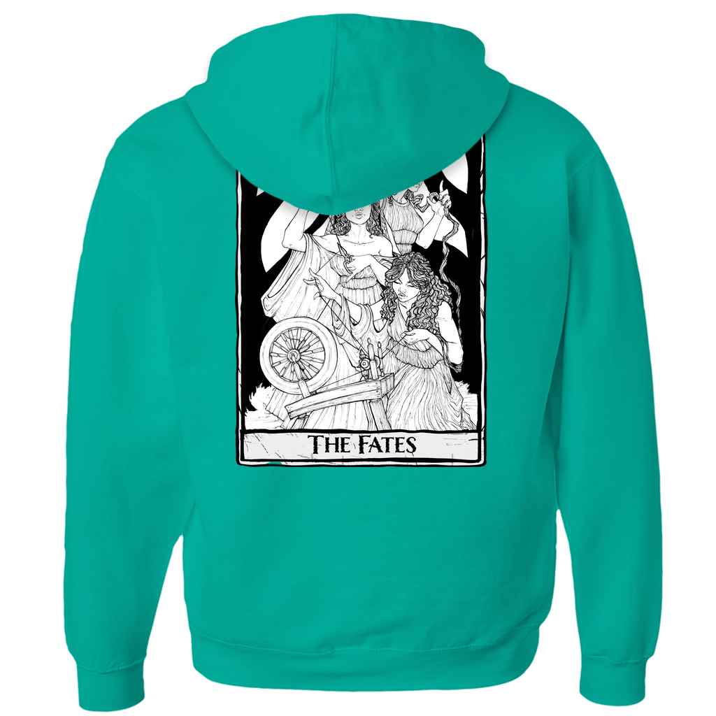 The Fates Hoodies (Zip-up) in black