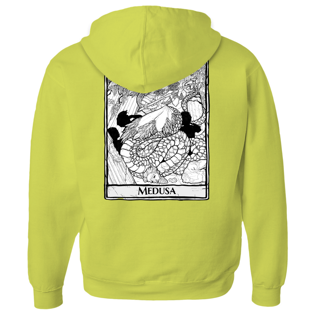Medusa Hoodie (Zip-up) in Athletic Heather