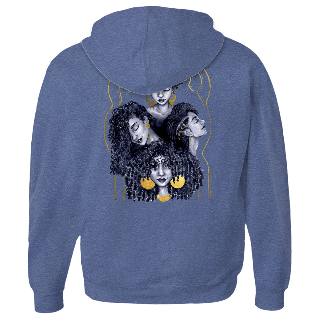 You Should See me In a Crown Hoodies (Zip-up) in Athletic Heather