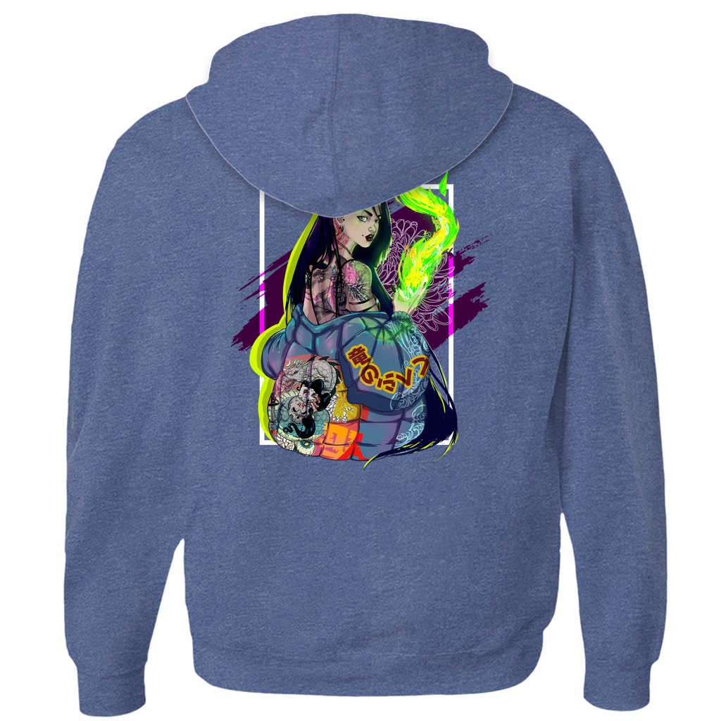 Mikuro Tatsu Zip-up Hoodie