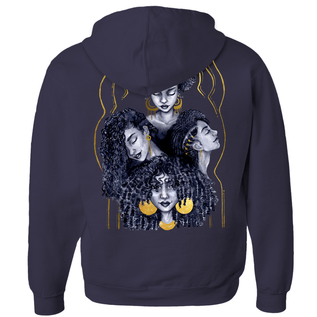 You Should See me In a Crown Hoodies (Zip-up) in Athletic Heather