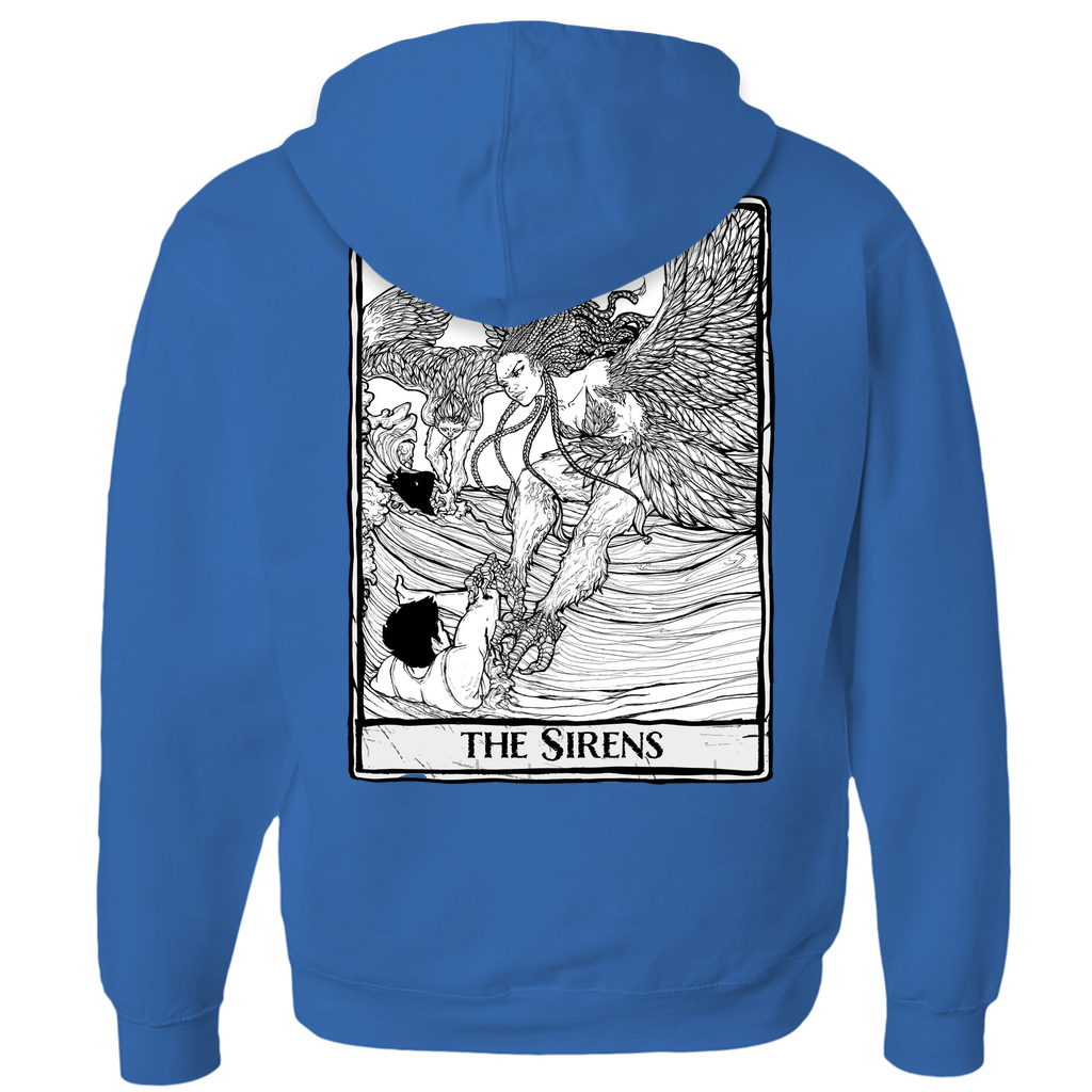 The Sirens Hoodies (Zip-up) in Dark Grey