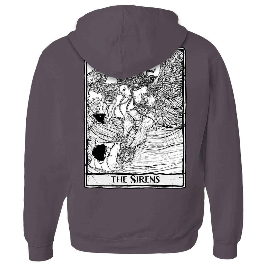 The Sirens Hoodies (Zip-up) in Dark Grey