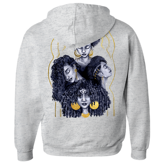 You Should See me In a Crown Hoodies (Zip-up) in Athletic Heather