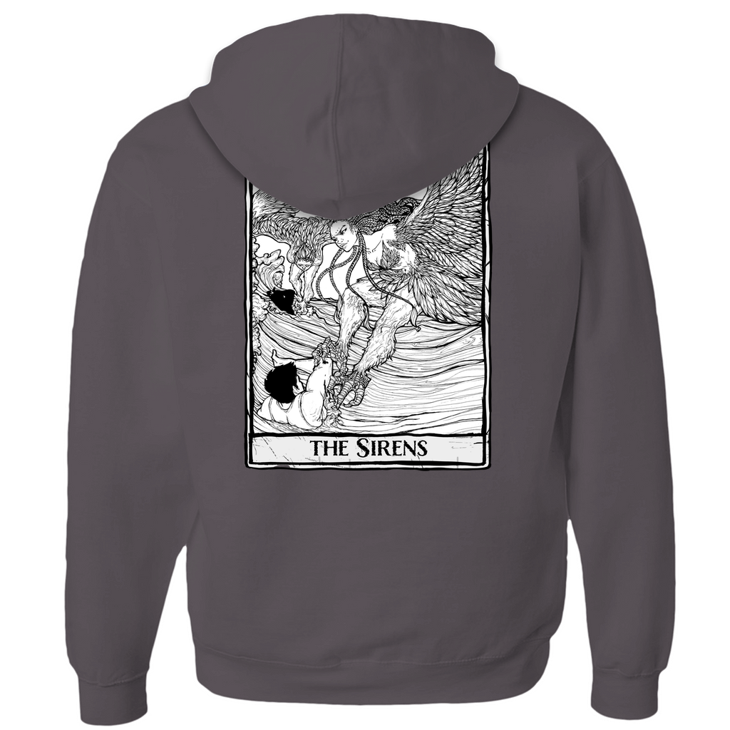 The Sirens Hoodies (Zip-up) in Dark Grey