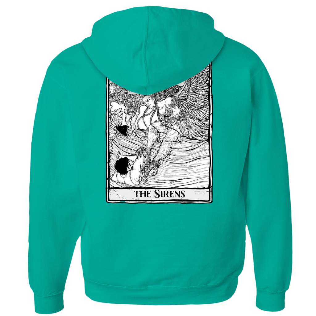 The Sirens Hoodies (Zip-up) in Dark Grey