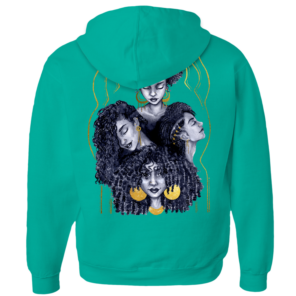 You Should See me In a Crown Hoodies (Zip-up) in Athletic Heather