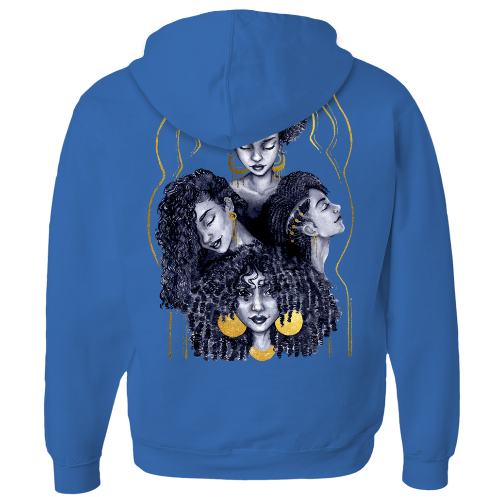 You Should See me In a Crown Hoodies (Zip-up) in Athletic Heather