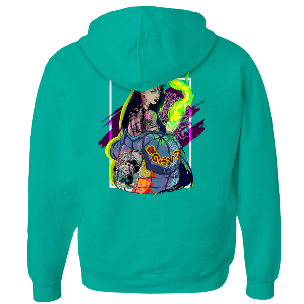 Mikuro Tatsu Zip-up Hoodie