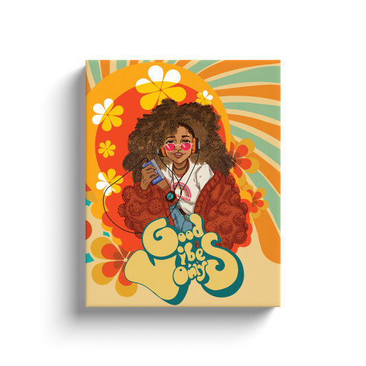 Good Vibes Only Canvas Wrap