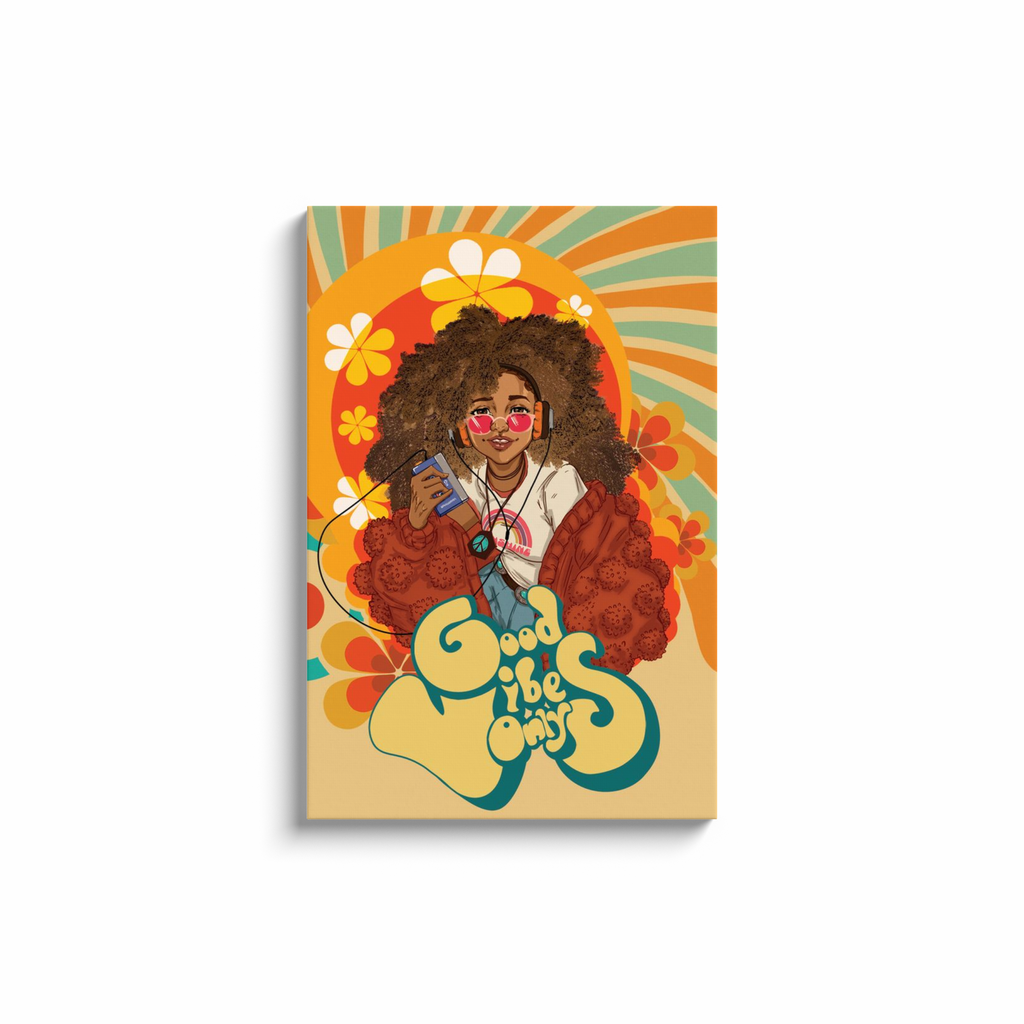 Good Vibes Only Canvas Wrap
