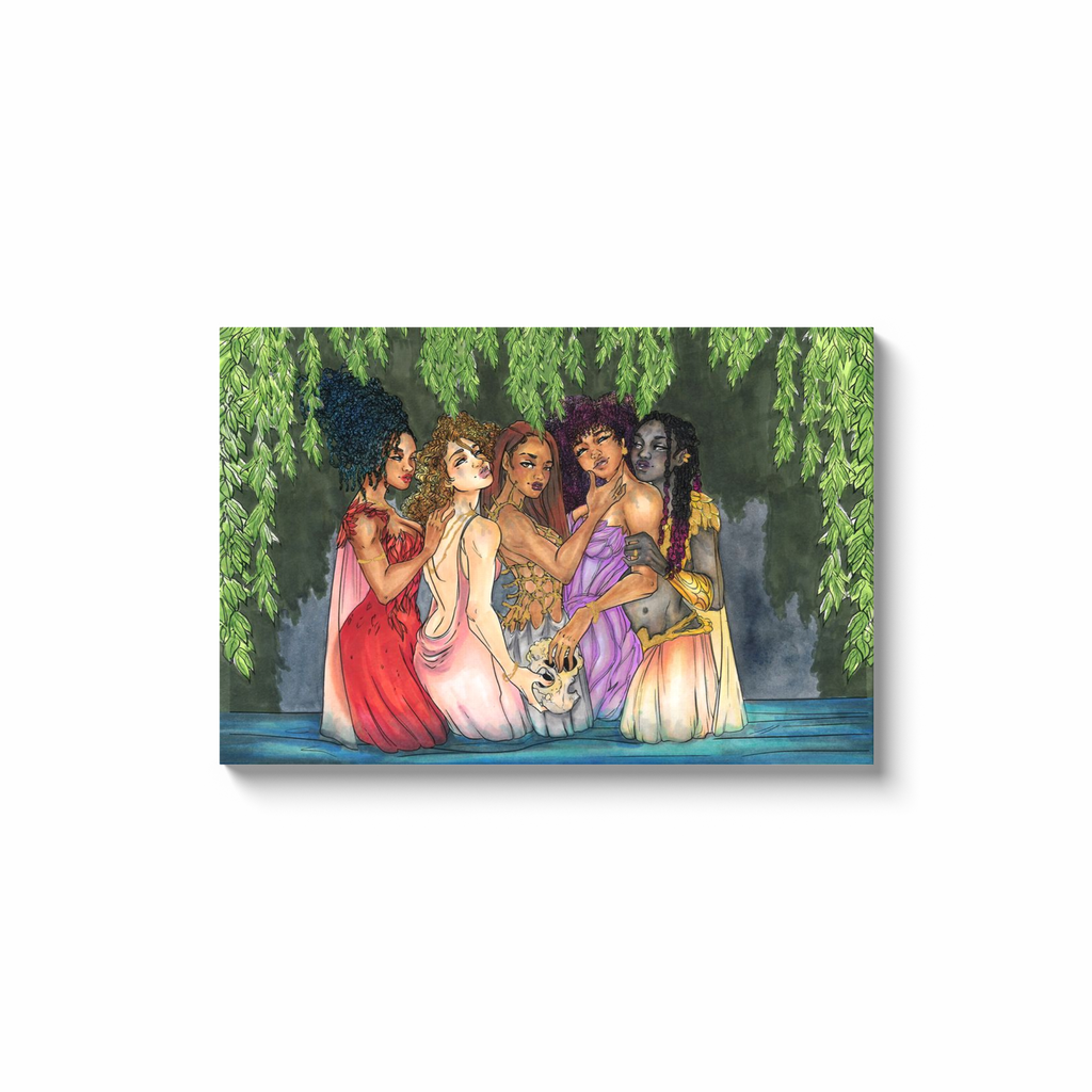 Beauties in mourning Canvas Wrap