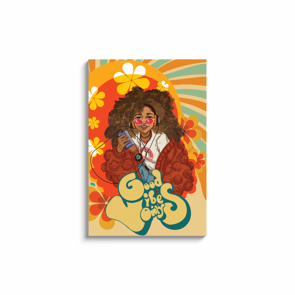 Good Vibes Only Canvas Wrap
