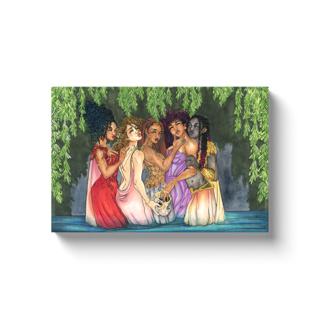 Beauties in mourning Canvas Wrap