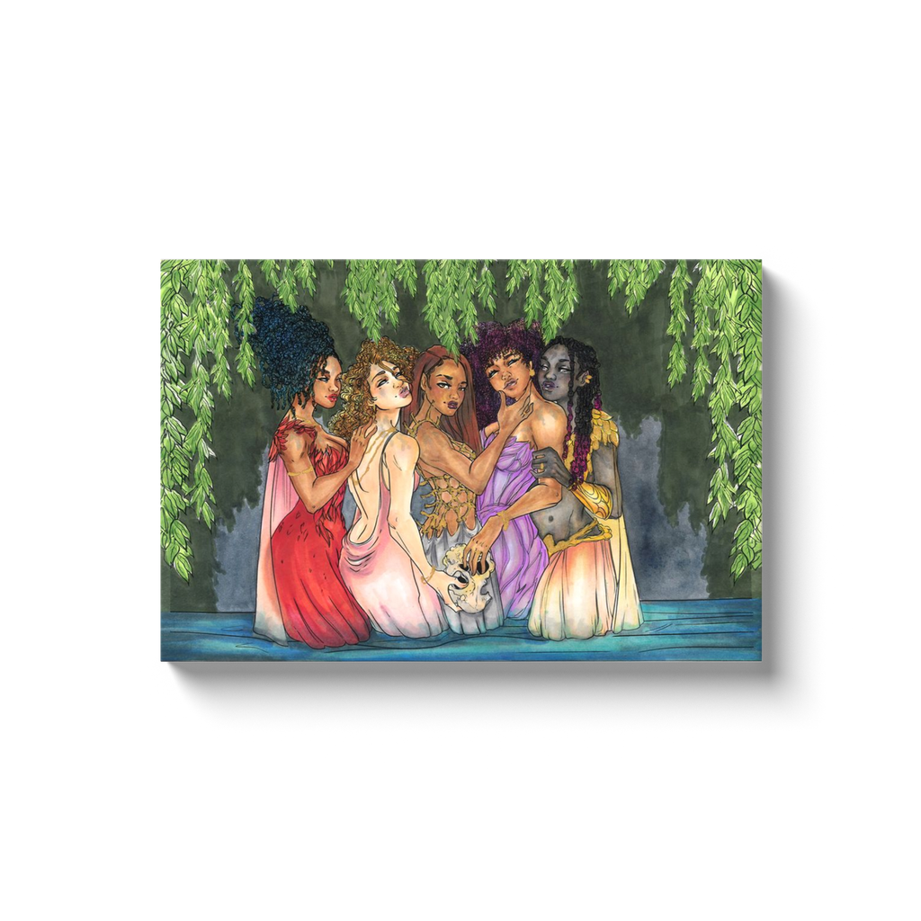 Beauties in mourning Canvas Wrap