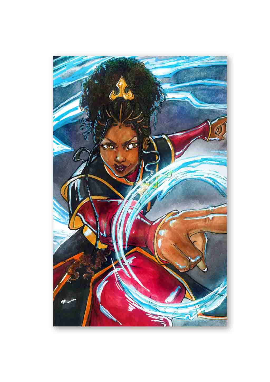 Azula Print  (Holographic print)