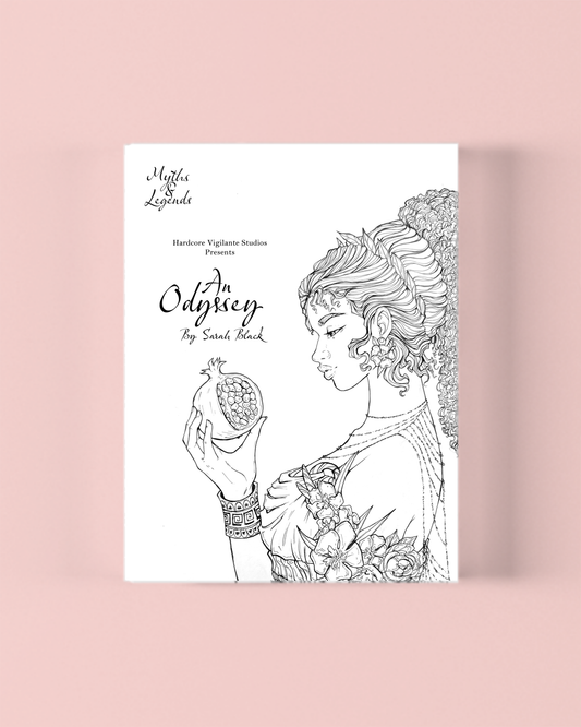 An Odyssey: A Greek Mythology Coloring Book