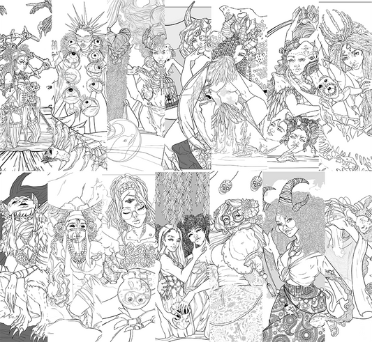 Witching Hour Coloring Book