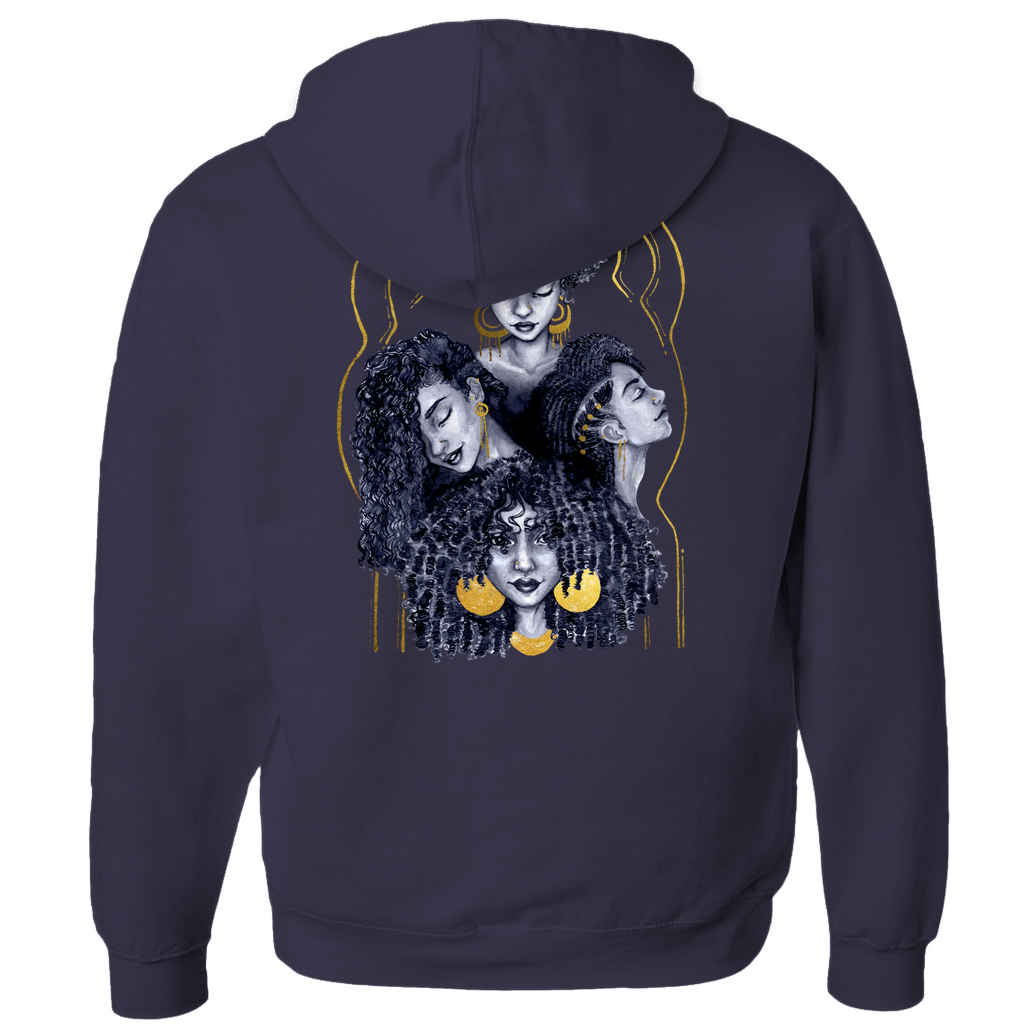 You Should See me In a Crown Hoodies (Zip-up) in Athletic Heather