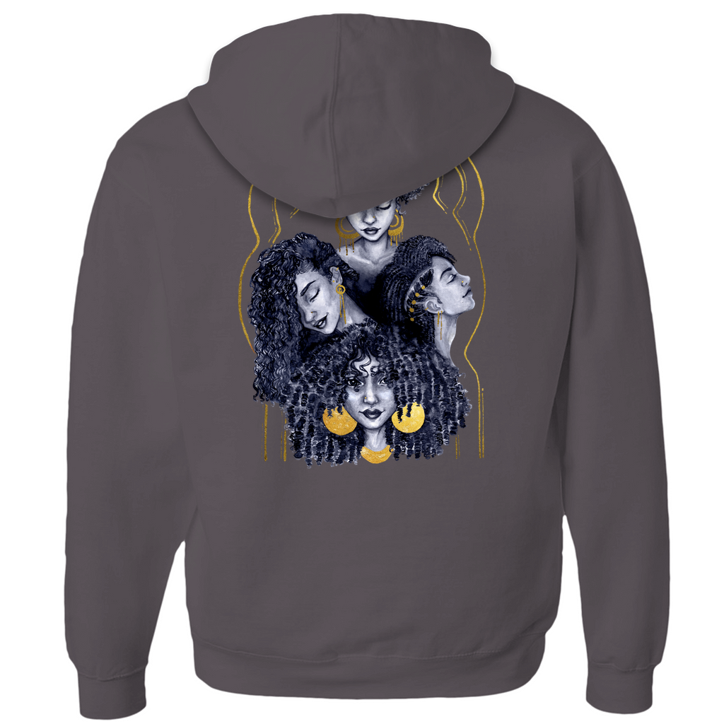 You Should See me In a Crown Hoodies (Zip-up) in Athletic Heather