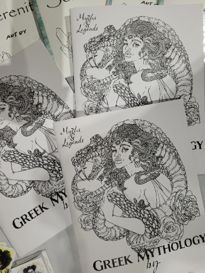 Greek Mythology Coloring book